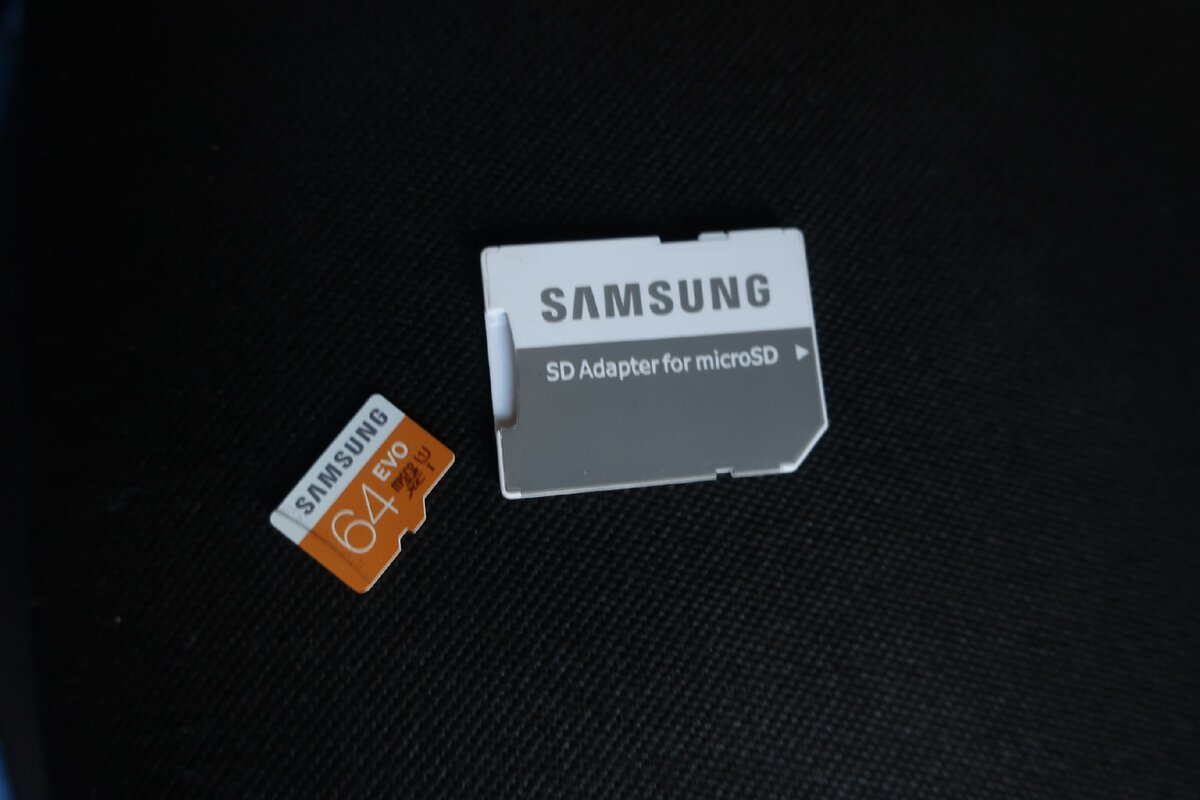 microSD с переходником