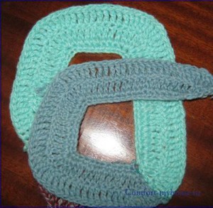 плетение коврика схема 2