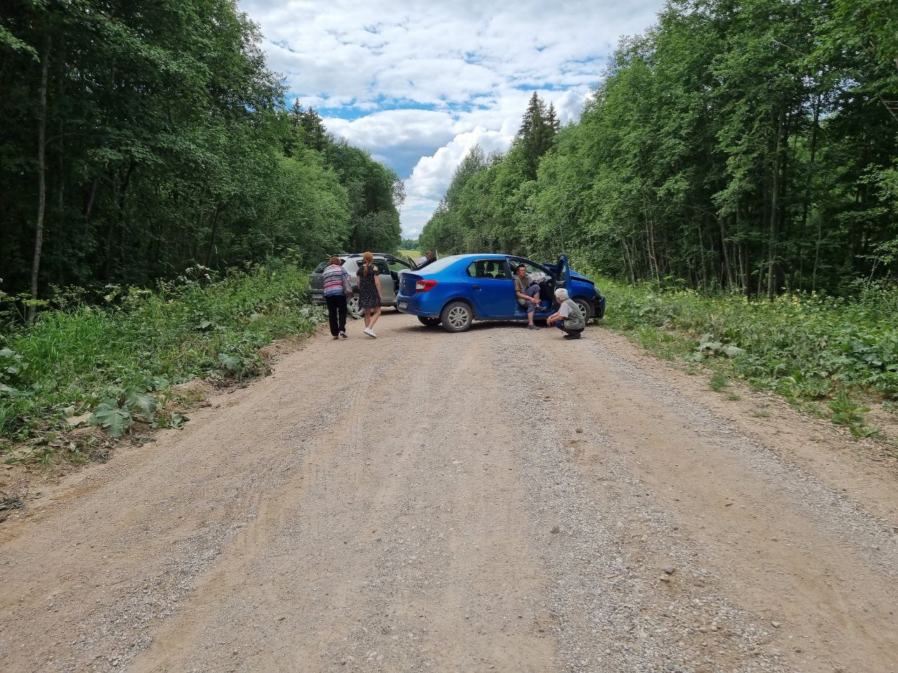 Две иномарки не поделили дорогу в Тверской области