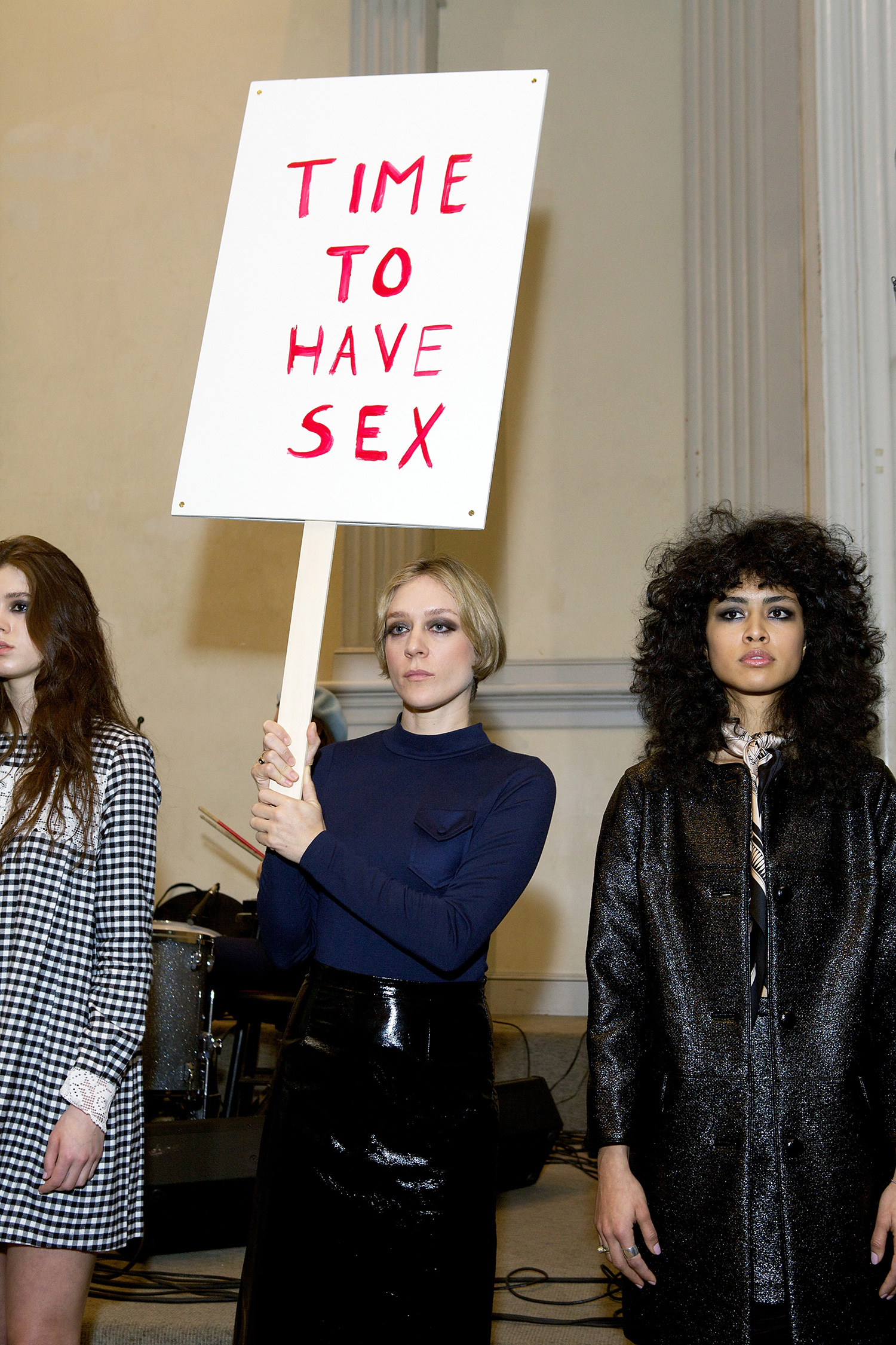 Хлое Севиньи на показе 