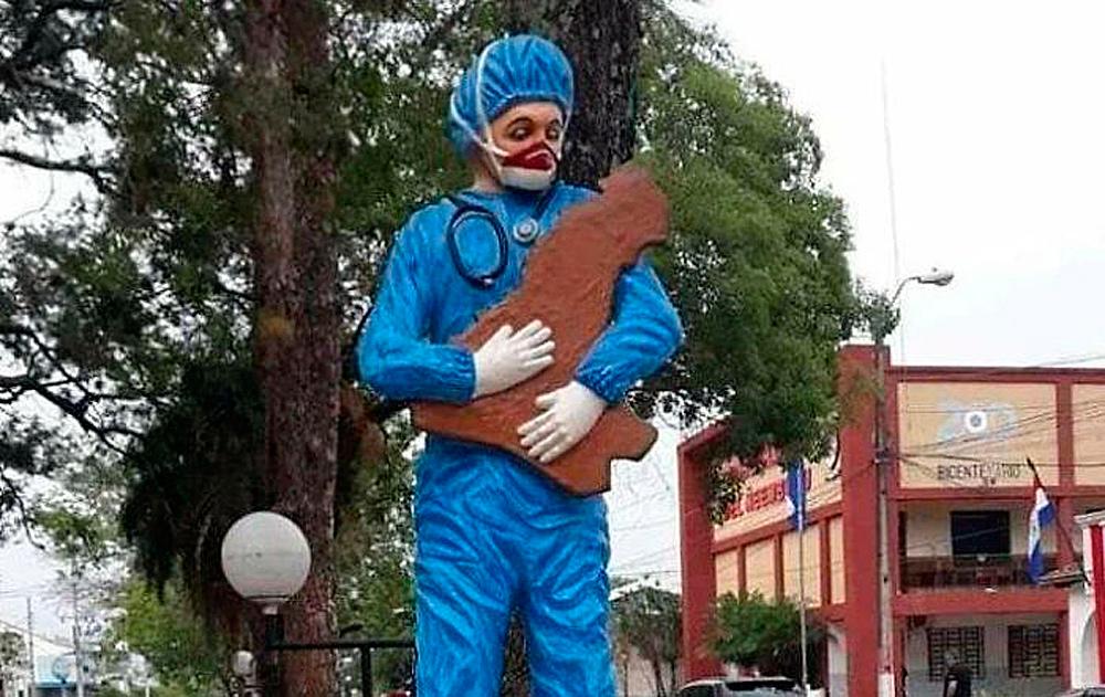 Памятник борцам с ковидом