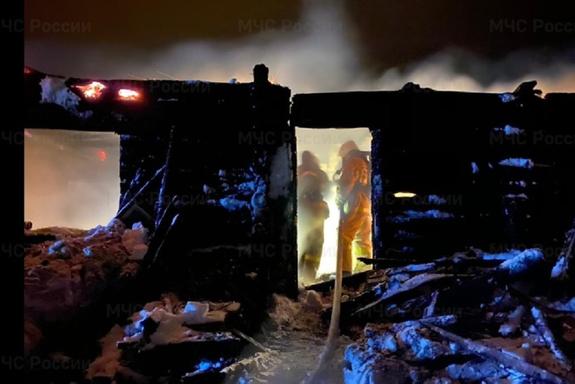 В башкирской деревне при пожаре погибли три человека