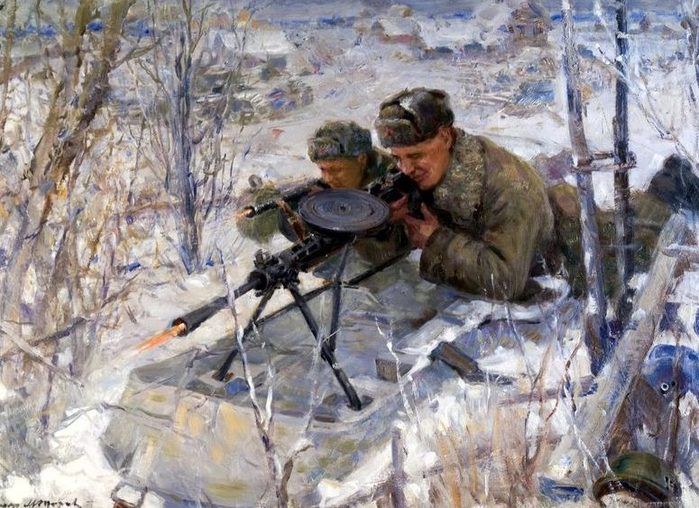 7 Модоров Федор. Пулеметные снайпера. (700x508, 98Kb)
