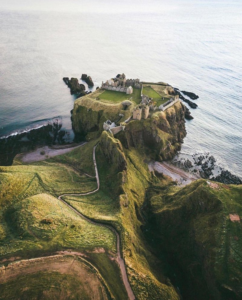 Dunnottar Castle, United Kingdom Dunnottar Castle, United Kingdom красивые места, мир, планета, природа, путешествия