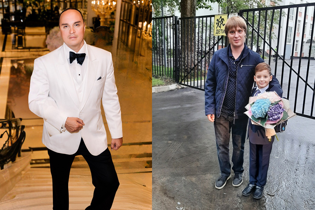 На фото слева - адвокат Сазанов Михаил Павлович, справа - Ложкин Роман Викторович с сыном.