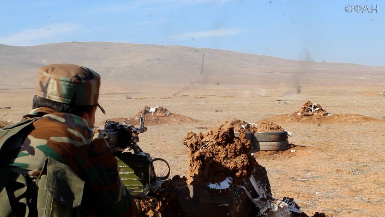 Российские военные советники и силы САА провели учения на юге провинции Дамаск