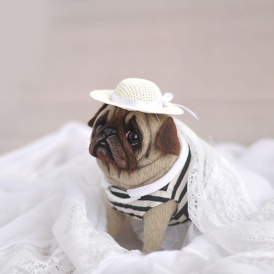 18 Adorable Felted Dogs Created By Mamadocha