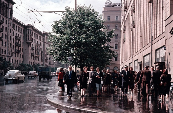 Москва 1950-х в цвете 