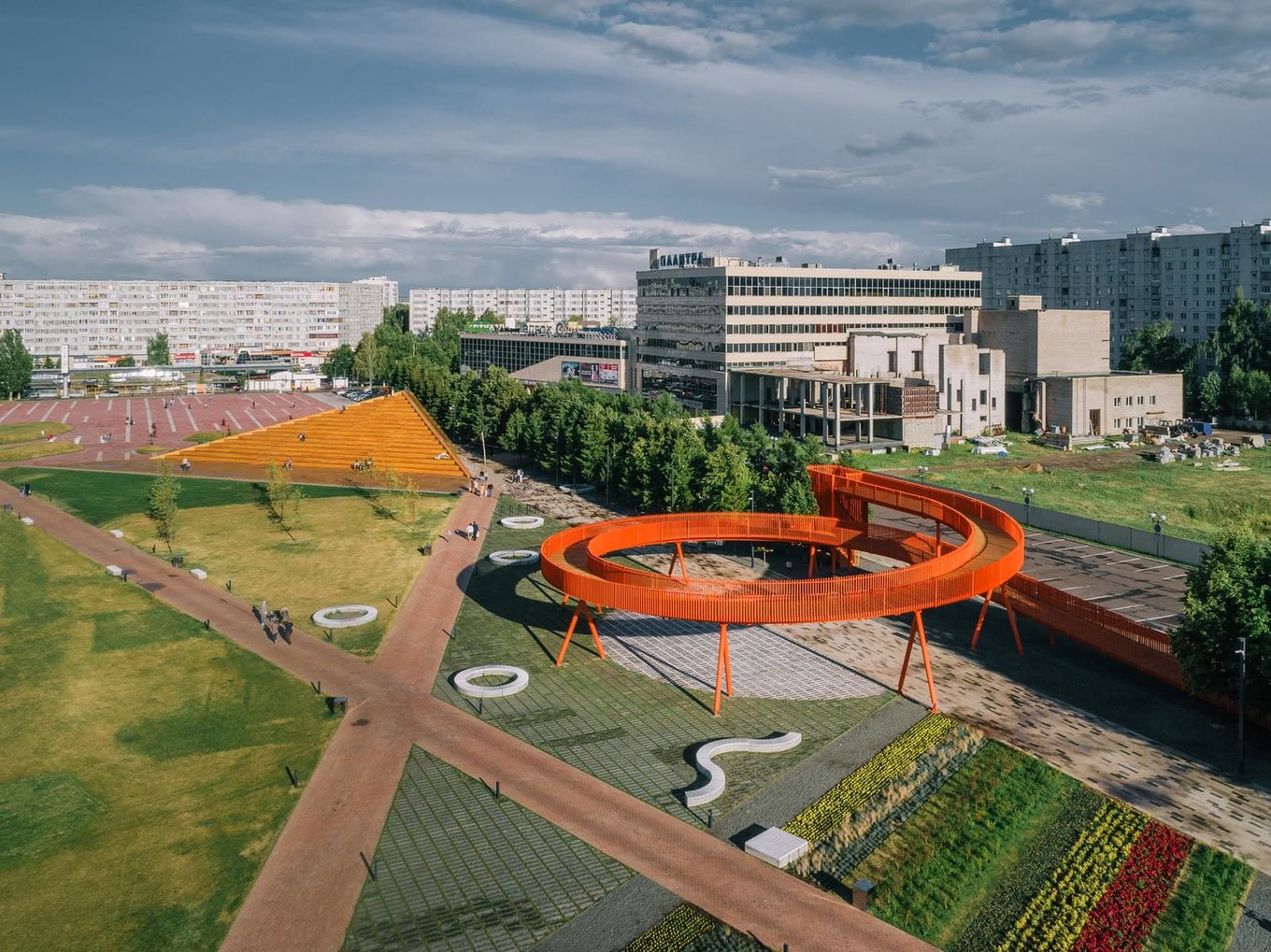 Проект новой площади Азатлык в Набережных Челнах