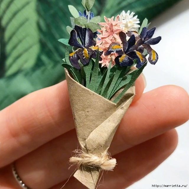 Цветы из бумаги - миниатюрный бумажный гербарий только, посмотрите, какую, красоту, можно, создать, своими, руками, нужны, комнатные, цветы, требующие, ухода, Заходите, вдохновением 