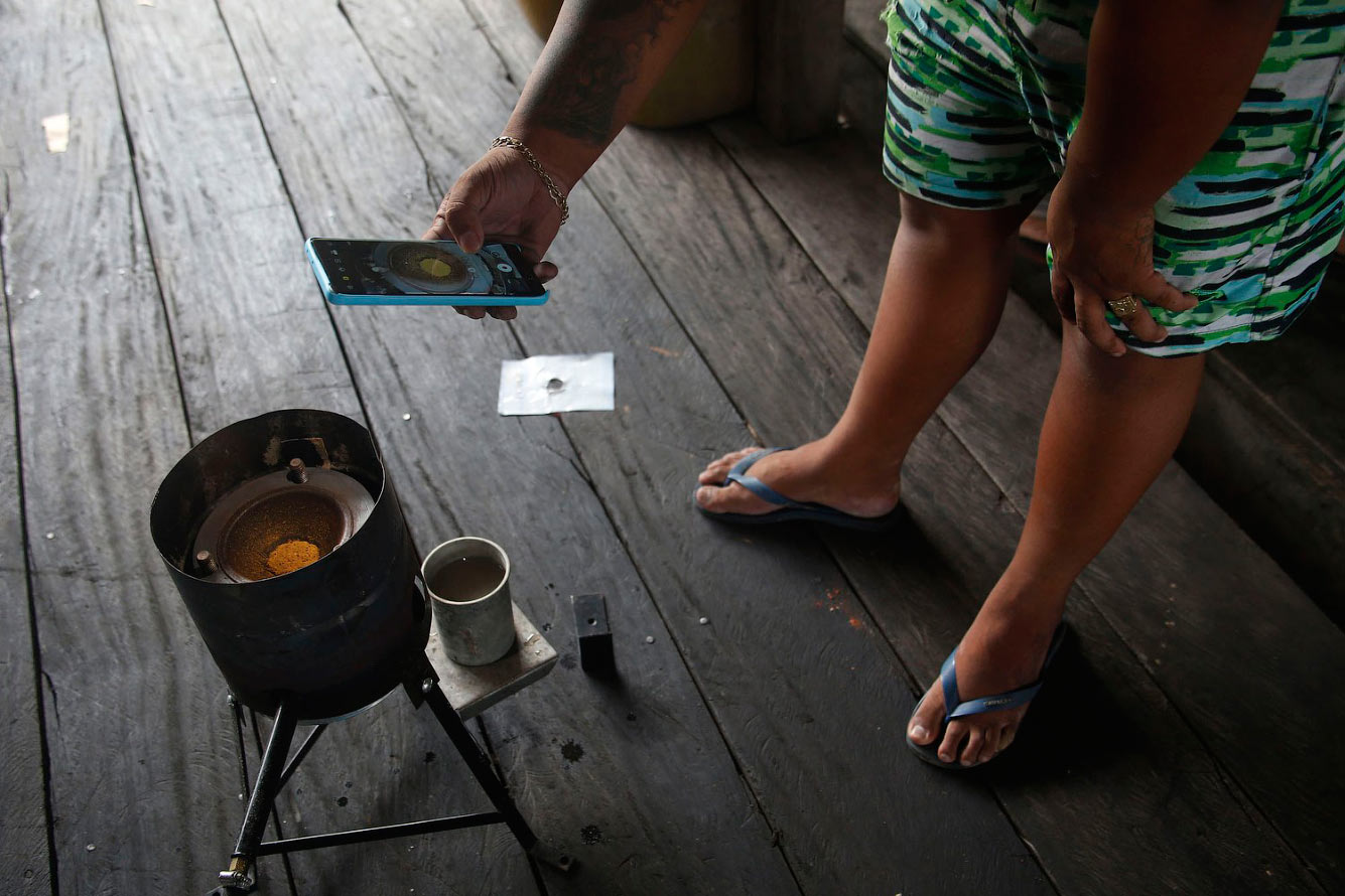 Добыча золота на реке Мадейра в Бразилии Добыча золота на реке Мадейра в Бразилии Путешествия,фото