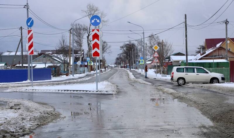 Важный участок дороги капитально отремонтировали на Сахалине