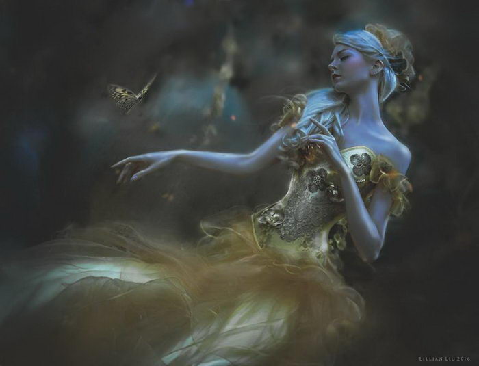 Фантазийные девушки в работах Lillian Liu 