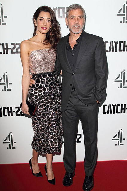 Амаль Клуни поблагодарила своего мужа Джорджа Клуни за терпение Звездные пары