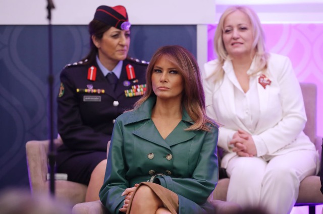 Мелания Трамп вручила премию Women of Courage Звездный стиль