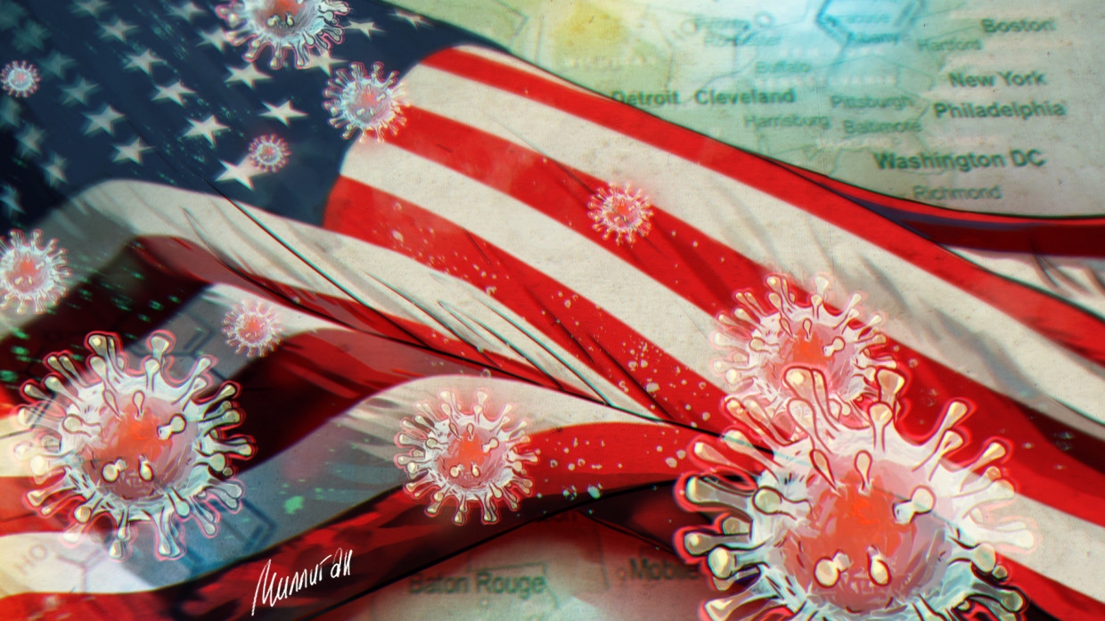 Число госпитализаций с COVID-19 достигло рекорда за пять месяцев в США