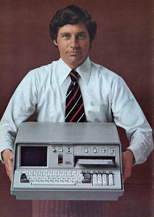 Портативный компьютер IBM 5100 образца 1975г. Оперативка целых 16 килобайт. США. интересно, история, фото