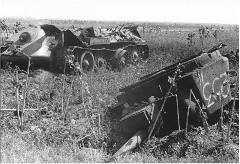 Советский танк Т-34 до и после взрыва боекомплекта. #Фотографии, #история, #факты, .война