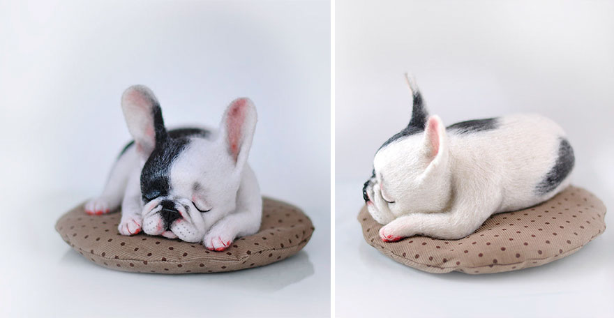 18 Adorable Felted Dogs Created By Mamadocha