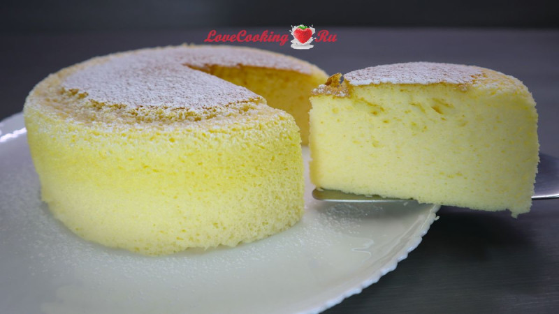 Японский хлопковый чизкейк