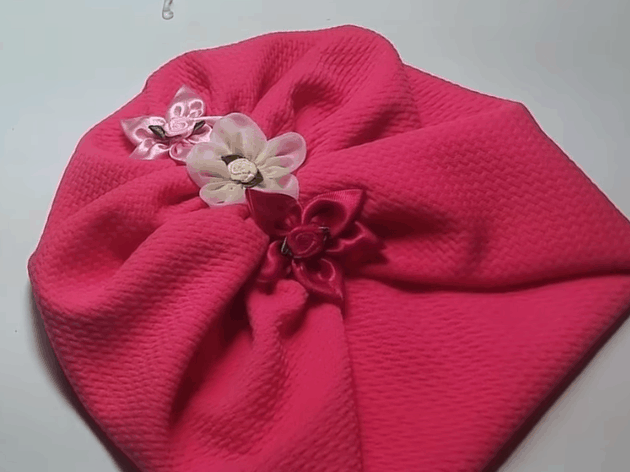 Стильный тюрбан из небольшого куска ткани