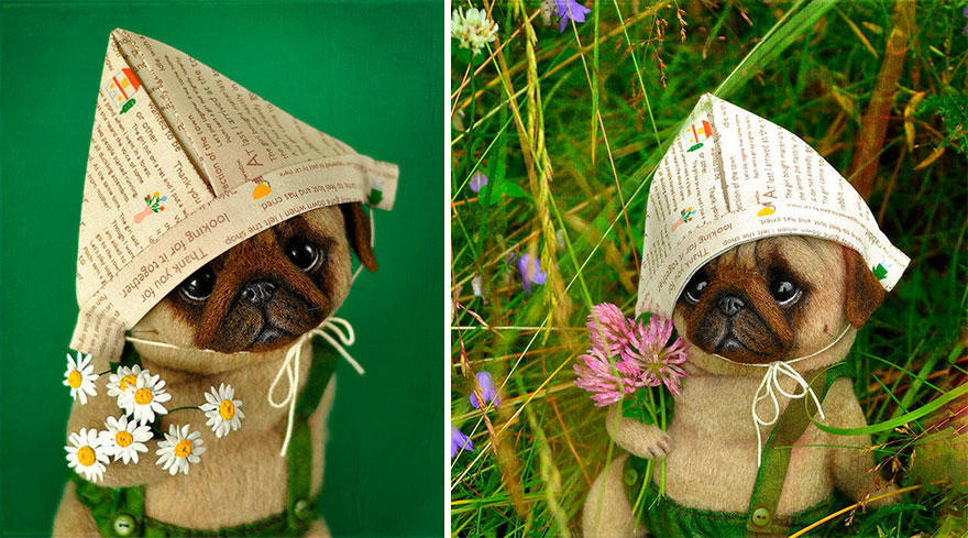 18 Adorable Felted Dogs Created By Mamadocha