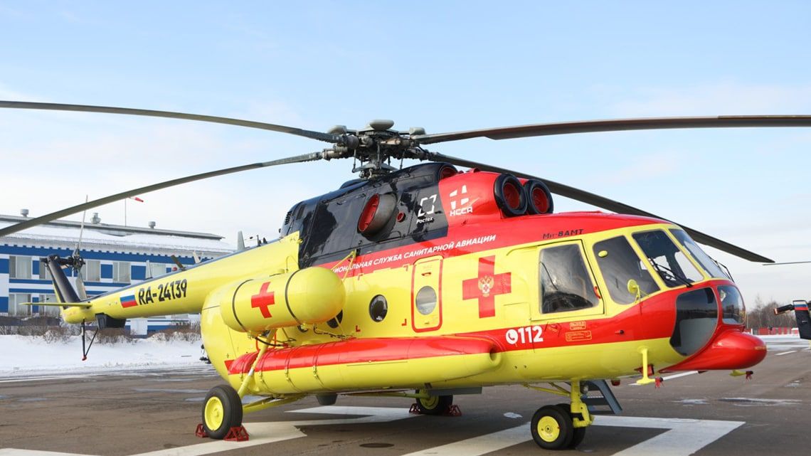 Автомобилиста убило тросом от пролетающего вертолета на юге России Происшествия