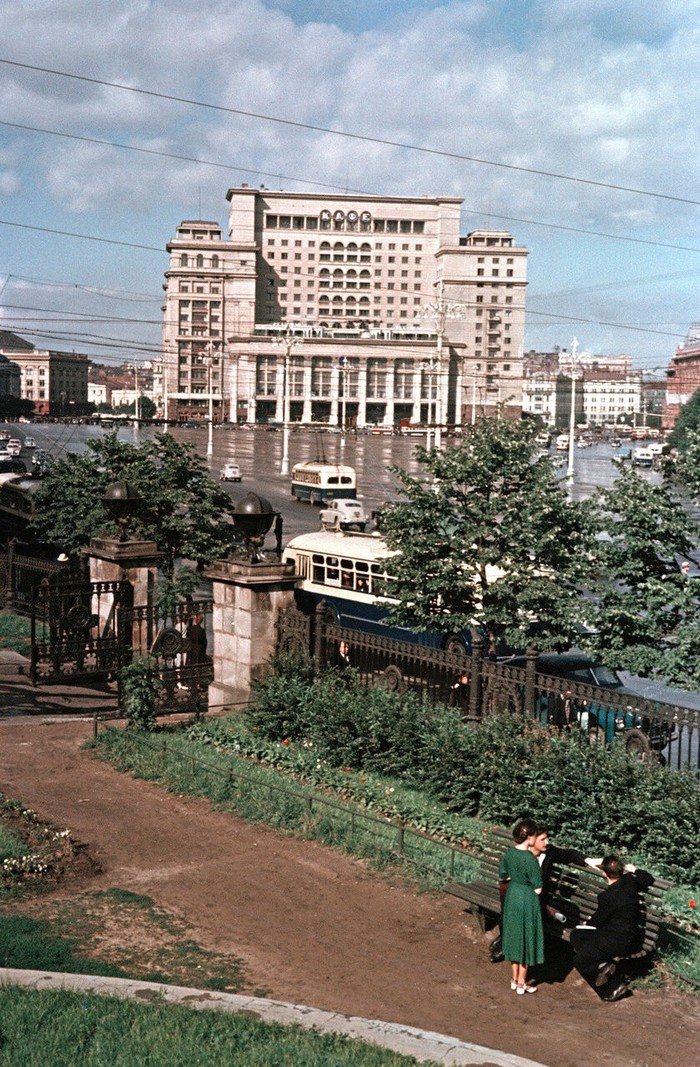 Москва 1950-х в цвете 