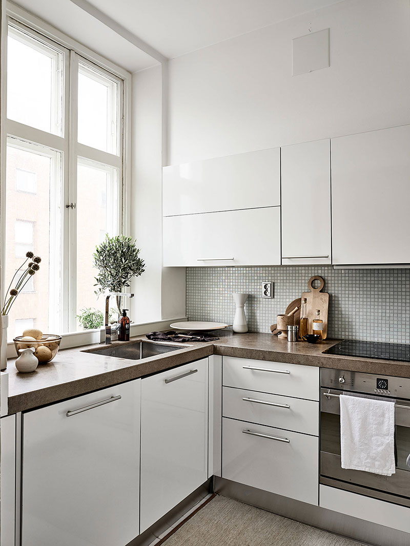 Маленькая квартира в песочных оттенках в скандинавском стиле Маленькая квартира в песочных оттенках в скандинавском стиле Гетеборг,желтый цвет,интерьер и дизайн,квартира,малометражка,Скандинавский стиль,Швеция