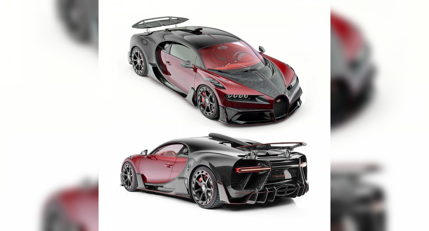 Тюнинг-ателье Mansory представило более эпотажную версию Bugatti Chiron