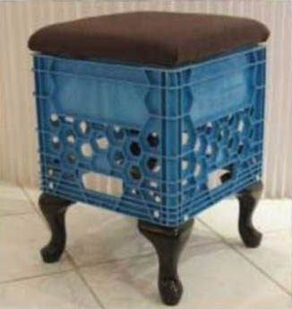 Идеи из обыкновенного пластикового ящика Идеи из обыкновенного пластикового ящика для дома и дачи,новая жизнь старых вещей