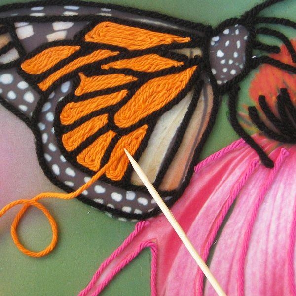 Рисуем пряжей: мастер-класс