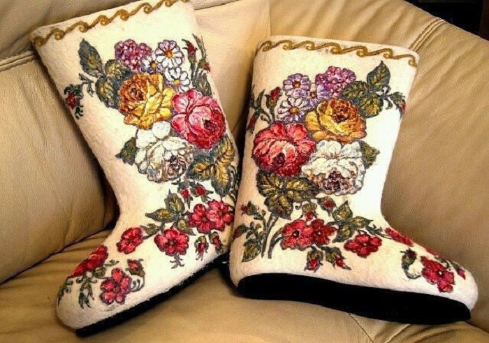 шитые валенки своими руками