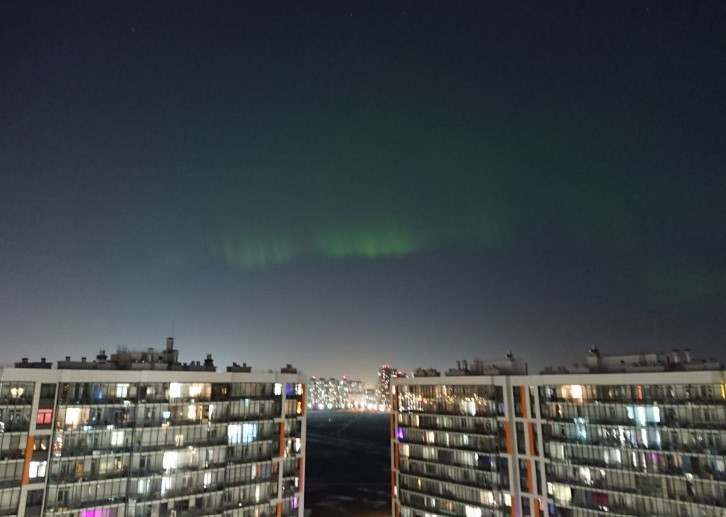 Жители Петербурга и Ленобласти ночью наблюдали северное сияние