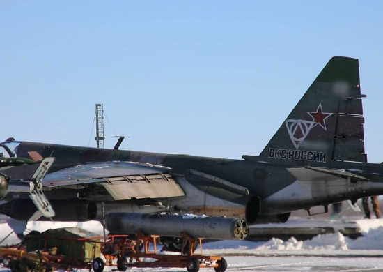 Экипажи штурмовиков Су-25 ВКС России поразили опорный пункт и живую силу ВСУ на Краснолиманском направлении
