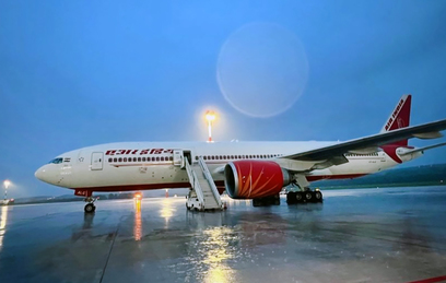 Резервный борт Air India прилетел в Красноярск