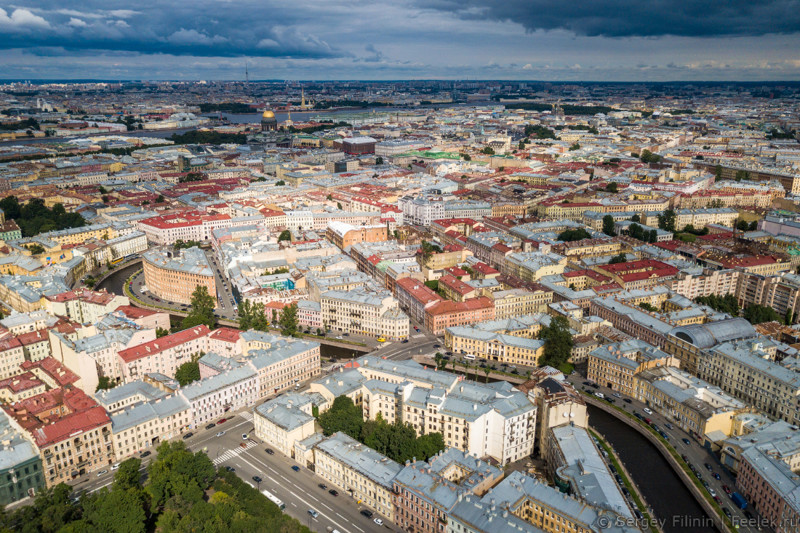 Санкт-Петербург с высоты высота, санкт-петербург, фото