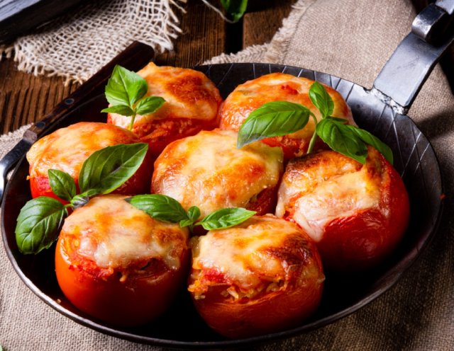 Долма фаршированные помидоры томаты простой рецепт с фото