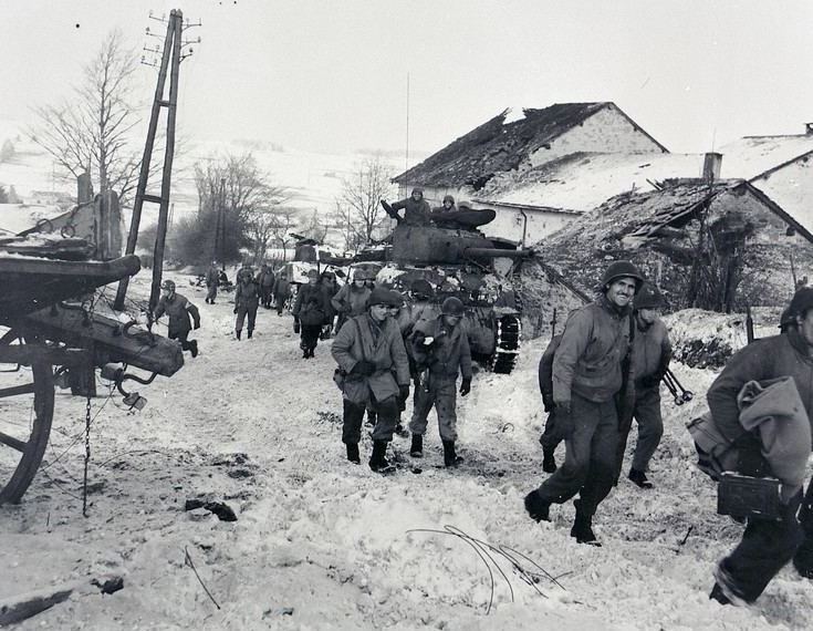 ​Американские части у Сен-Вита, декабрь 1944 года 7tharmddiv.org - Долгие блуждания оберста Ремера | Warspot.ru