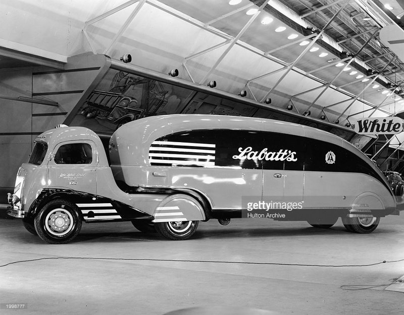 Груховик для доставки пива Labatt в стиле ар-деко 1930-х годов. авто, авто мир, интересное, машины, несуразные, удивительные