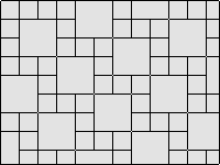Сложный рисунок раскладки плитки - вид 1