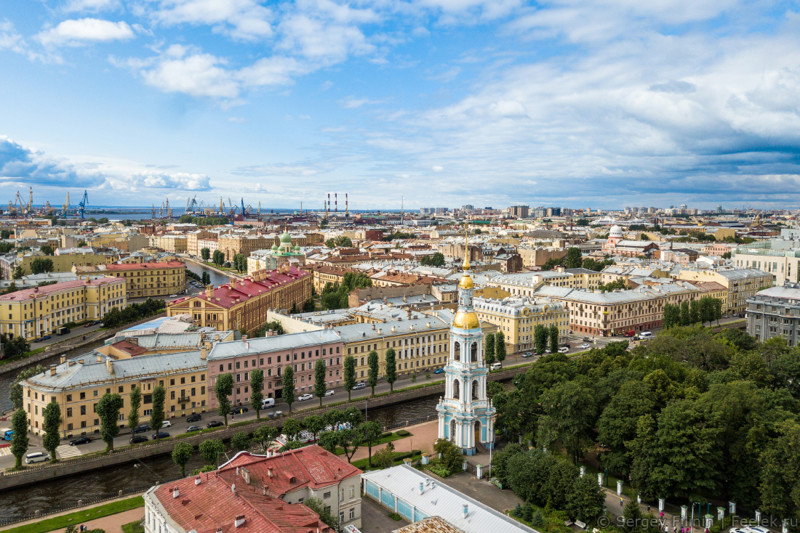 Санкт-Петербург с высоты высота, санкт-петербург, фото