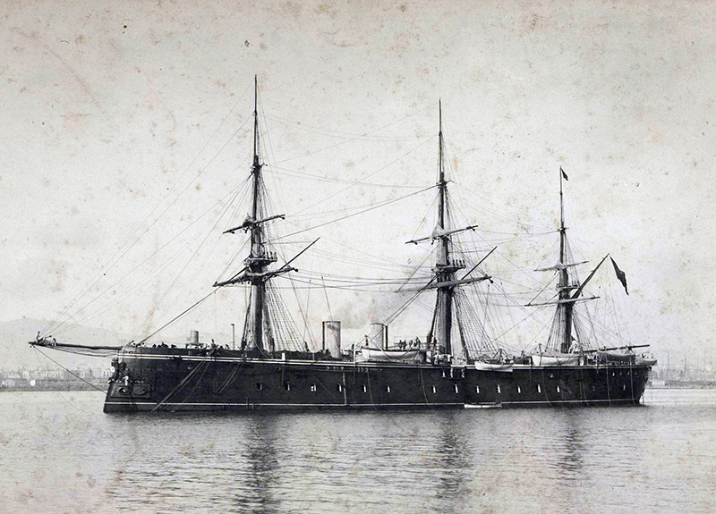 ​Батарейный броненосец Vitoria, 1870-е годы todoavante.es - Морское наследие королевы Изабеллы: корабли | Warspot.ru
