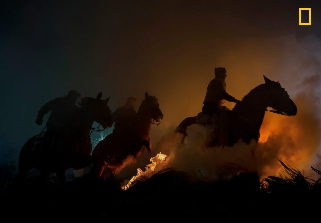 Лучшие фото 2019 по версии National Geographic месте, снимок, номинации, втором, парке,   Настоящее, городском, Хуайфэня, фотограф, китайский, ГонконгаПобедил, Фудзивара, китайского, Йошики, ИспанияВторым, Luminarias, празднике, ежегодном, сделанный, Замора