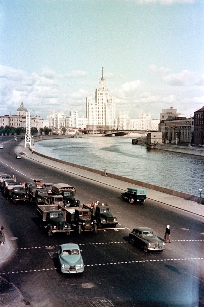 Москва 1950-х в цвете 