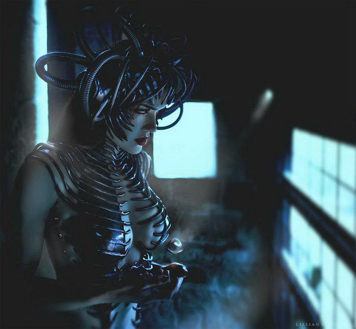 Фантазийные девушки в работах Lillian Liu 