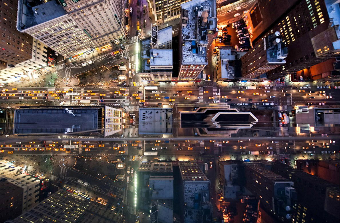 Головокружительный Нью-Йорк с высоты небоскребов чтобы, Манхэттена, Нэвид, улица, возможность, фотографии, время, Шестая, Манхэттен, авеню, высоты, Барати, Francisco, НьюЙорк, которой, транспорт, движется, дорога, важная, север