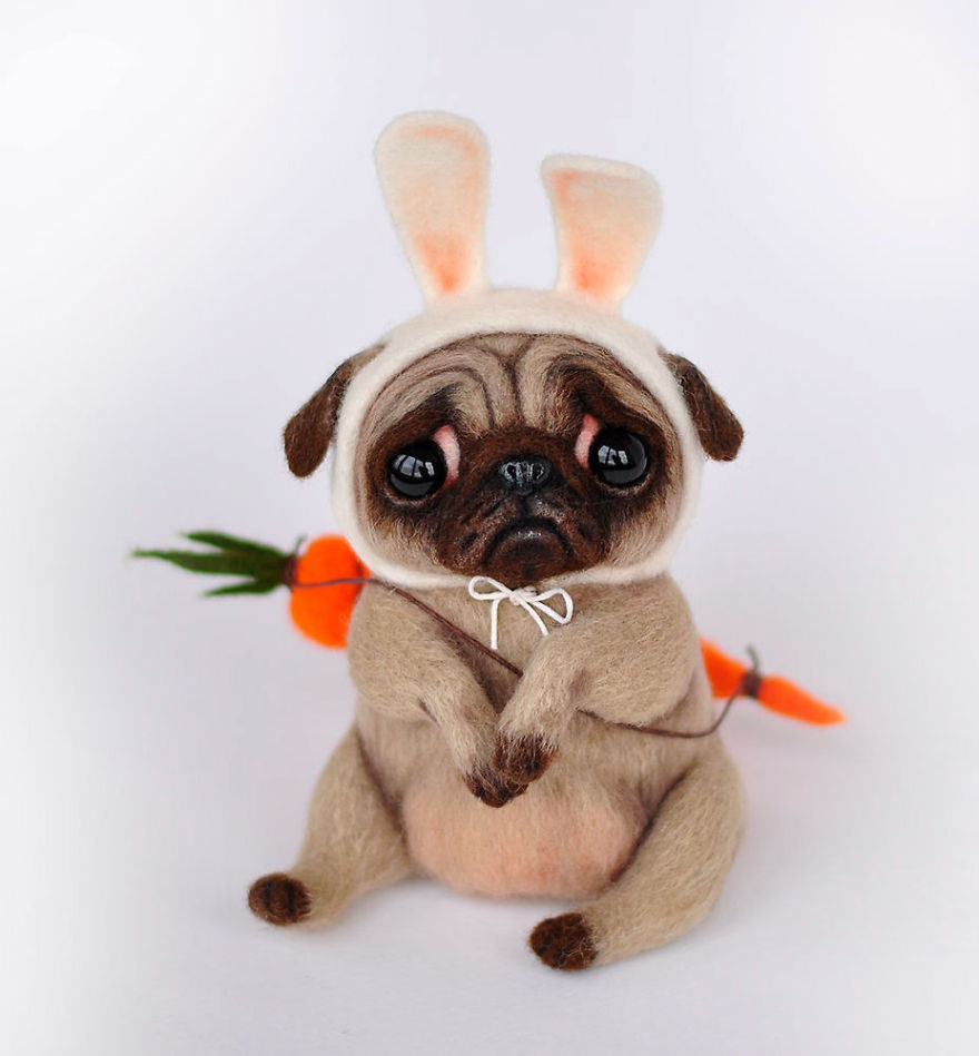 18 Adorable Felted Dogs Created By Mamadocha