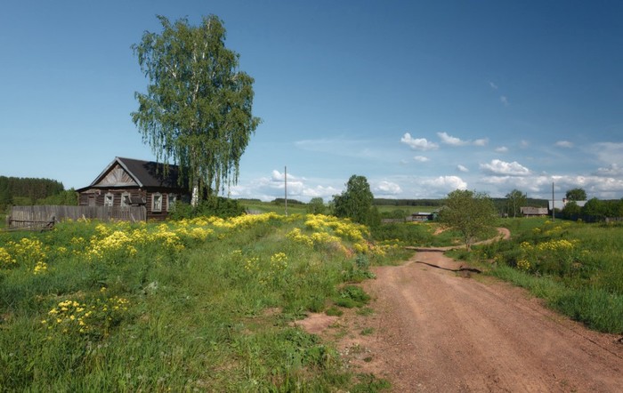 Деревенскими дорогами... 