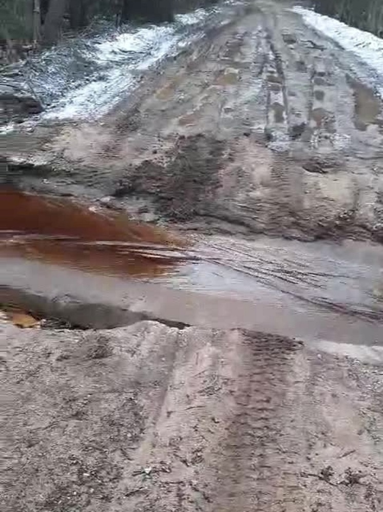 В Андреапольском муниципальном округе Тверской области отремонтировали размытую дорогу